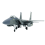 F-15A Eagle Supersonic Fighter Alloy Model 1/100 with Stand 6