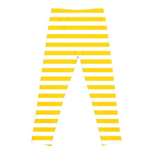 Girls Christmas striped leggings high-stretch elastic waist