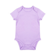 Baby Bodysuit Romper Unisex Solid Purple 12-18 Months
