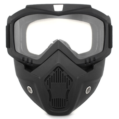 Motorcycle Shark Helmet Goggles Retro Windproof Open Face