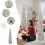 5FT Pop Up Christmas Tree with LED Lights and Topper 2