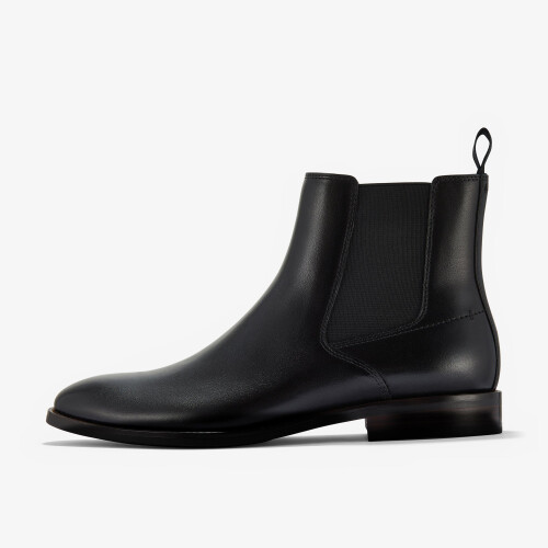 Clarks Banstead Hi Black Leather