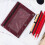 3-Ring Binder Pouch Transparent Zipper Large Capacity 6