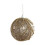 Rose Gold Christmas Ball Ornament Plastic 1 Pack 2