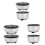 Stainless Steel Coffee Filter Basket 51mm Removable 4