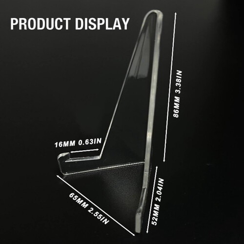 Acrylic Card Display Stand 3.4 Inch Tall 2