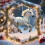 2D Acrylic Christmas Ornament White Lightweight Durable 4