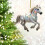 2D Acrylic Christmas Ornament White Lightweight Durable 3
