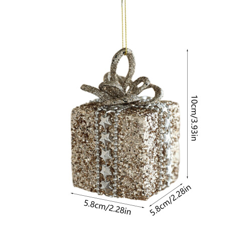 Rose Gold Christmas Ball Ornament Plastic 1 Pack 2