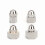 KPCF Copper BSP Female Pneumatic Fitting Push-In Quick 3