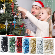 Green Shatterproof Christmas Ball Ornaments 4in 6-Pack