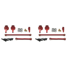 2X RC Car Steering Spak Kit för 1/12 MN82 MN78 D90 D91 D96 MN98 99S RC Car Update Delar Röd