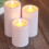 LED Simulated Candle Lamp White 3x6 in 7
