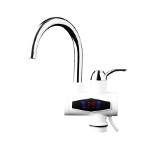 Electric Kitchen Faucet with Instant Hot/Cold Water and LED