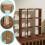 Wooden Desktop Storage Rack Cup Organizer 1 Unit 4