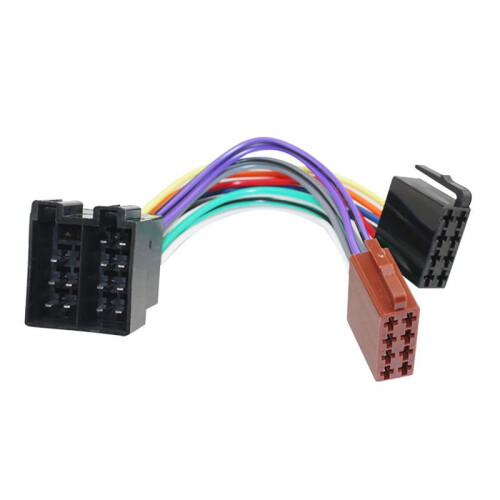 2X Car Radio ISO Adapter Extended Conversion Cable for  for  for- Accessories 2