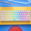 RGB Backlit Wired Gaming Keyboard White 2