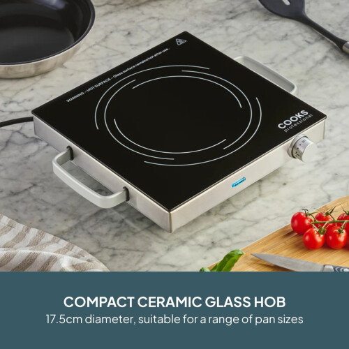 Cooks Professional (Single Hob) Cooks Professional Electric Ceramic Hob 1