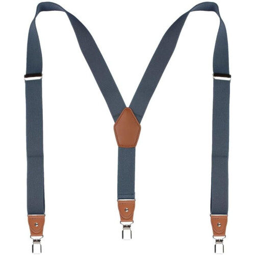 Men's Adjustable Suspenders with Strong Clips Y-Back 1.4