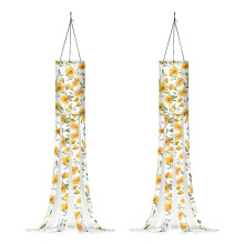 Sunflower Windsocks Outdoor Decor 2 Pack 40 Inch