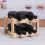 Wooden Bottle Rack Foldable Countertop Stand 4-Bottle 5