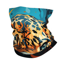 Bandana Face Mask Neck Gaiter Cheetah Print