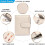Women's RFID-Blocking Bifold Leather Wallet with Zipper 5