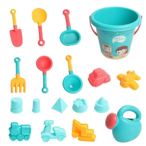 Beach Builder Toy Set with Shovel and Bucket - 2 pcs 1
