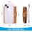 Women's RFID-Blocking Bifold Leather Wallet with Zipper 3