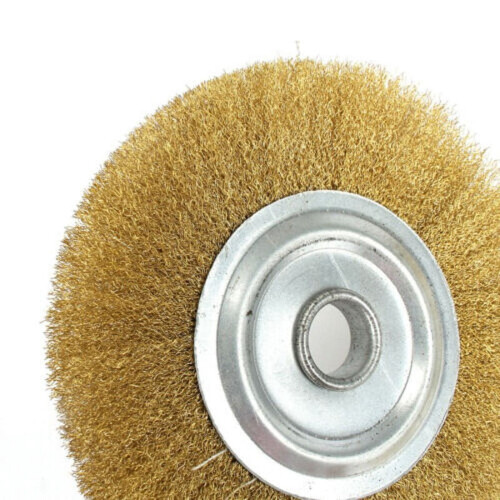 5 Inch Soft Copper Wire Brush Wheel for Bench Grinder 1
