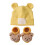 Baby Hat and Socks Set Cotton-Polyester Blend Breathable 1