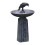 Halloween Resin Crow Bird Bath with Figurines 1 pc 1