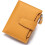 Women's RFID-Blocking Bifold Leather Wallet with Zipper 1
