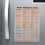 Magnetic Refrigerator Cooking Temperature Guide for 5