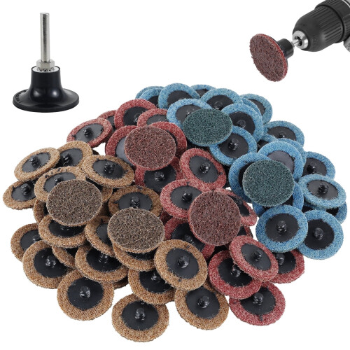 Nylon Sanding Discs Set 2 inch Quick Change 90 pcs