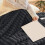 Dark Grey Raschel Blanket Soft Thick Double Layer 40x60 6
