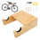 Wood Bicycle Wall Mount Space-Saving Hanger for Garage or 1