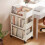 3-Tier Movable Plastic Storage Rack with Wheels 6