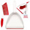 Soft Grip Dustpan and Brush Set Hand Sweeter (Red) 9