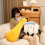 Baseball Throw Pillow Fluffy Plush Cushion 17.7 in White 4