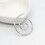 Spiral Knitting Needles Silver 4 Pcs 3