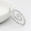 Spiral Knitting Needles Silver 4 Pcs 8