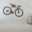 Wood Bicycle Wall Mount Space-Saving Hanger for Garage or 8
