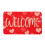 Heart-shaped doormat red 16 x 24 inch 2