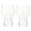 Beer Glasses Transparent Graceful Outline 2 Pcs 1