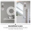 Bathroom Clock Grey Wall Decor 20.5 x 10.5 cm 7