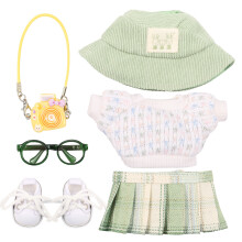 Doll Clothes Outfit Set for 15cm and 17cm Dolls 6 Pieces