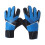Goalkeeper Gloves Blue Latex Breathable Size 7 1