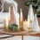 Gold Heart Taper Candle Holder 2-Arm 4
