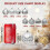 Silver Christmas Ball Ornaments 70mm Glitter Plastic 8 PCS 3